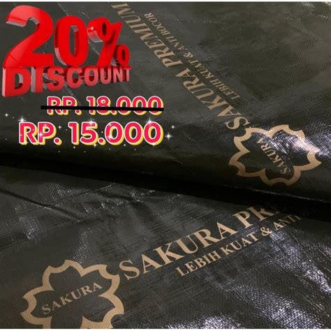 harga terpal sakura per meter